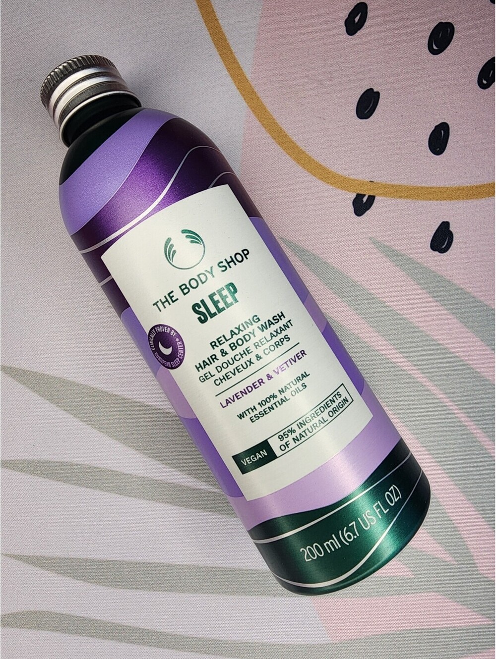 The Body Shop Sleep Relaxing Hair & Body Wash Lavender & Vetiver 200ml